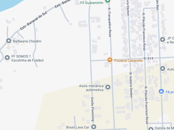 Mapa de R. Emílio Flemming, 131 - Bananal do Sul, Guaramirim - SC, 89274-852